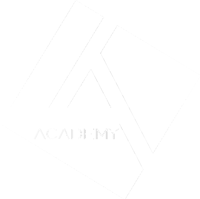 academy logo weiss